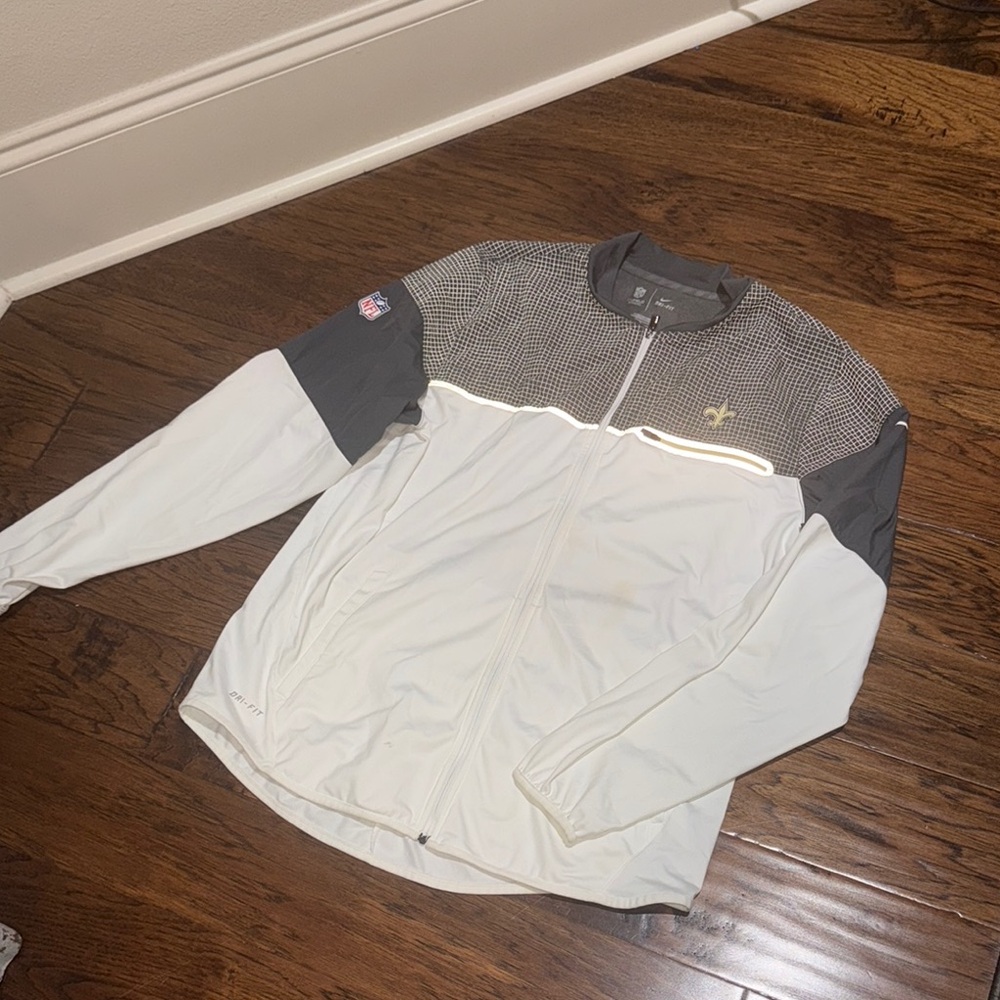 New Orleans Saints Nike On Field Quarter Zip Men's M